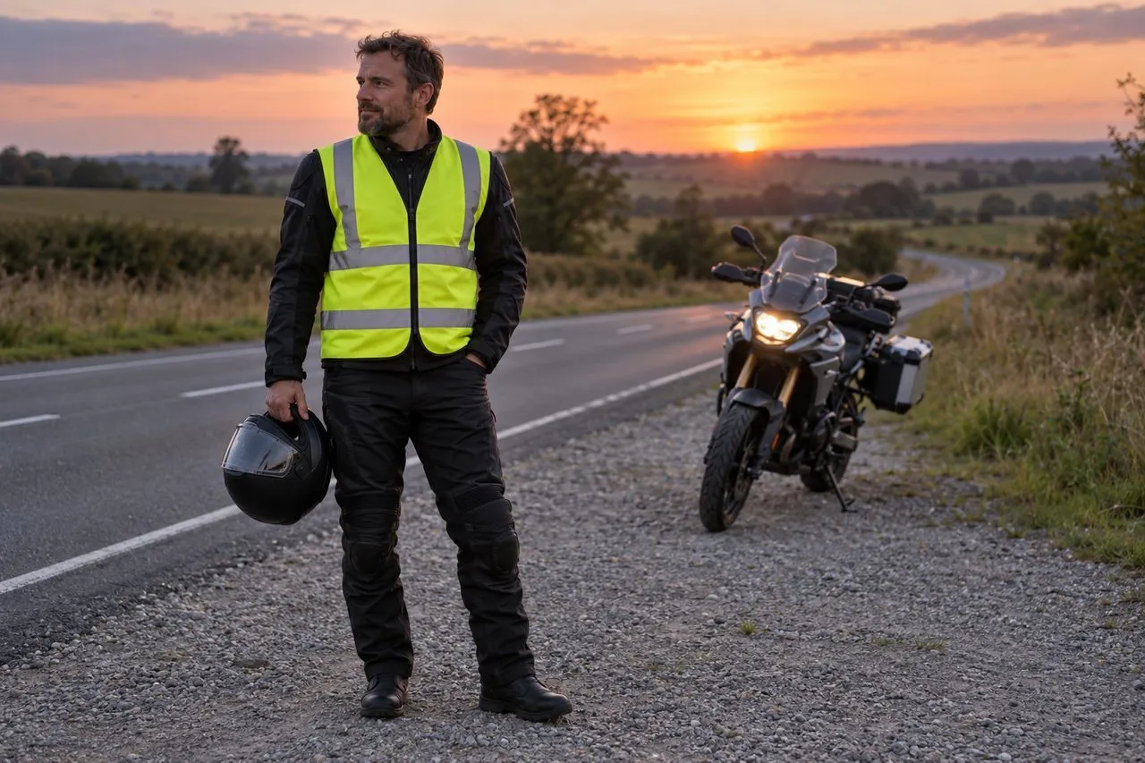 Gilet réfléchissant à moto : obligation, choix et usage